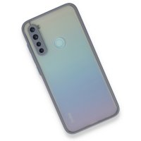 Newface Xiaomi Redmi Note 8 Kılıf Montreal Silikon Kapak - Gri
