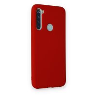 Newface Xiaomi Redmi Note 8 Kılıf Nano içi Kadife Silikon - Kırmızı