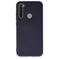 Newface Xiaomi Redmi Note 8 Kılıf Nano içi Kadife Silikon - Lacivert