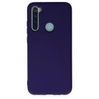 Newface Xiaomi Redmi Note 8 Kılıf Nano içi Kadife Silikon - Mor