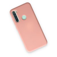Newface Xiaomi Redmi Note 8 Kılıf Nano içi Kadife Silikon - Pudra