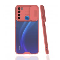 Newface Xiaomi Redmi Note 8 Kılıf Platin Kamera Koruma Silikon - Pembe