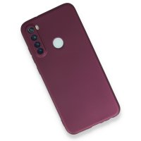 Newface Xiaomi Redmi Note 8 Kılıf First Silikon - Mürdüm
