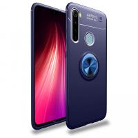 Newface Xiaomi Redmi Note 8 Kılıf Range Yüzüklü Silikon - Mavi