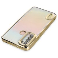 Newface Xiaomi Redmi Note 8 Kılıf Slot Silikon - Gold
