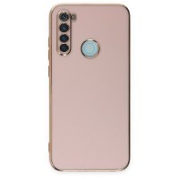 Newface Xiaomi Redmi Note 8 Kılıf Volet Silikon - Pembe