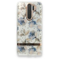 Newface Xiaomi Redmi Note 8 Pro Kılıf Çiçekli Silikon - Lila