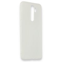 Newface Xiaomi Redmi Note 8 Pro Kılıf Hopi Silikon - Beyaz