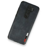 Newface Xiaomi Redmi Note 8 Pro Kılıf Loop Deri Silikon - Lacivert