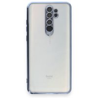 Newface Xiaomi Redmi Note 8 Pro Kılıf Razer Lensli Silikon - Açık Mavi