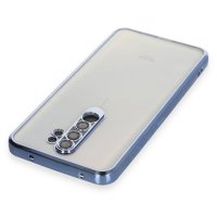 Newface Xiaomi Redmi Note 8 Pro Kılıf Razer Lensli Silikon - Açık Mavi