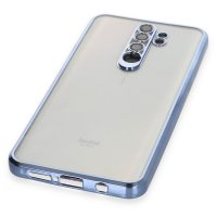 Newface Xiaomi Redmi Note 8 Pro Kılıf Razer Lensli Silikon - Açık Mavi