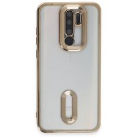 Newface Xiaomi Redmi Note 8 Pro Kılıf Slot Silikon - Gold