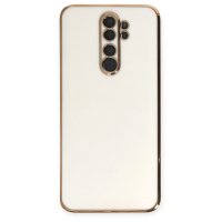 Newface Xiaomi Redmi Note 8 Pro Kılıf Volet Silikon - Beyaz