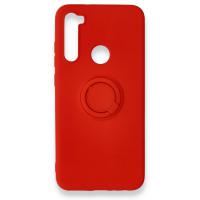 Newface Xiaomi Redmi Note 8 Kılıf Viktor Yüzüklü Silikon - Kırmızı