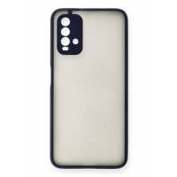 Newface Xiaomi Redmi Note 9 4G Kılıf Montreal Silikon Kapak - Lacivert