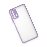 Newface Xiaomi Redmi Note 9 4G Kılıf Montreal Silikon Kapak - Mor