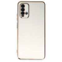Newface Xiaomi Redmi Note 9 4G Kılıf Volet Silikon - Beyaz
