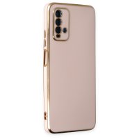 Newface Xiaomi Redmi Note 9 4G Kılıf Volet Silikon - Pembe