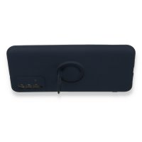 Newface Xiaomi Redmi Note 9 4G Kılıf Viktor Yüzüklü Silikon - Lacivert