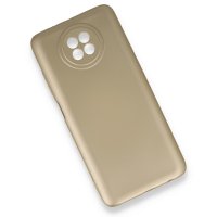 Newface Xiaomi Redmi Note 9 5G Kılıf First Silikon - Gold