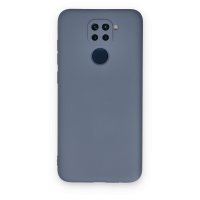 Newface Xiaomi Redmi Note 9 Kılıf Nano içi Kadife  Silikon - Gri