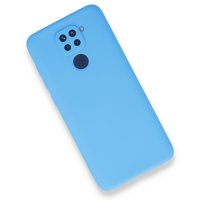 Newface Xiaomi Redmi Note 9 Kılıf First Silikon - Mavi