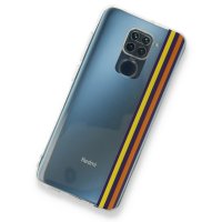 Newface Xiaomi Redmi Note 9 Kılıf Prime Silikon - Sarı-Turuncu