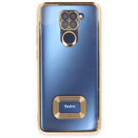 Newface Xiaomi Redmi Note 9 Kılıf Slot Silikon - Gold