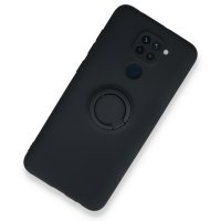 Newface Xiaomi Redmi Note 9 Kılıf Viktor Yüzüklü Silikon - Lacivert
