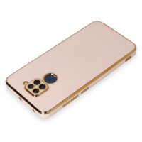 Newface Xiaomi Redmi Note 9 Kılıf Volet Silikon - Pembe