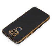 Newface Xiaomi Redmi Note 9 Kılıf Volet Silikon - Siyah