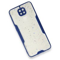 Newface Xiaomi Redmi Note 9 Kılıf Platin Simli Silikon - Lacivert