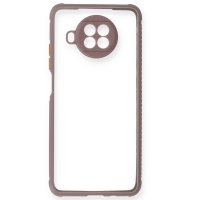 Newface Xiaomi Redmi Note 9 Pro 5G Kılıf Miami Şeffaf Silikon - Açık Mor