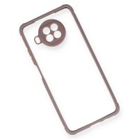 Newface Xiaomi Redmi Note 9 Pro 5G Kılıf Miami Şeffaf Silikon - Açık Mor