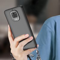 Newface Xiaomi Redmi Note 9 Pro Kılıf Elegant Kapak - Pudra
