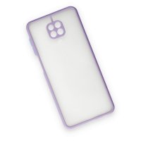 Newface Xiaomi Redmi Note 9 Pro Kılıf Montreal Silikon Kapak - Mor