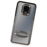 Newface Xiaomi Redmi Note 9 Pro Kılıf Slot Silikon - Gümüş