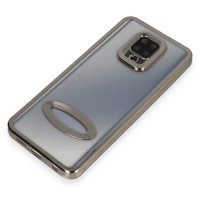 Newface Xiaomi Redmi Note 9 Pro Kılıf Slot Silikon - Gümüş