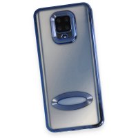 Newface Xiaomi Redmi Note 9 Pro Kılıf Slot Silikon - Mavi