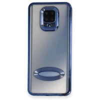 Newface Xiaomi Redmi Note 9 Pro Kılıf Slot Silikon - Mavi