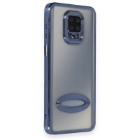 Newface Xiaomi Redmi Note 9 Pro Kılıf Slot Silikon - Sierra Blue