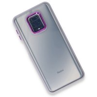 Newface Xiaomi Redmi Note 9S Kılıf Dora Kapak - Lila