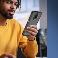 Newface Xiaomi Redmi Note 9S Kılıf Elegant Kapak - Siyah