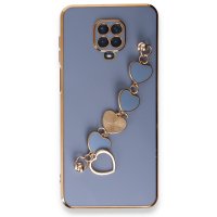 Newface Xiaomi Redmi Note 9S Kılıf Esila Silikon - Gri