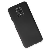 Newface Xiaomi Redmi Note 9S Kılıf First Silikon - Siyah