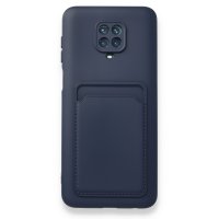 Newface Xiaomi Redmi Note 9S Kılıf Kelvin Kartvizitli Silikon - Lacivert