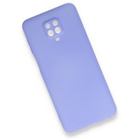 Newface Xiaomi Redmi Note 9S Kılıf First Silikon - Lila