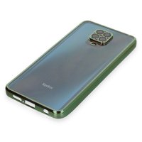 Newface Xiaomi Redmi Note 9S Kılıf Razer Lensli Silikon - Yeşil