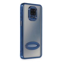 Newface Xiaomi Redmi Note 9S Kılıf Slot Silikon - Mavi